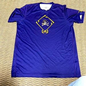 Adidas Men's East Carolina University Baseball Short Sleeve T-Shirt/Jersey #23